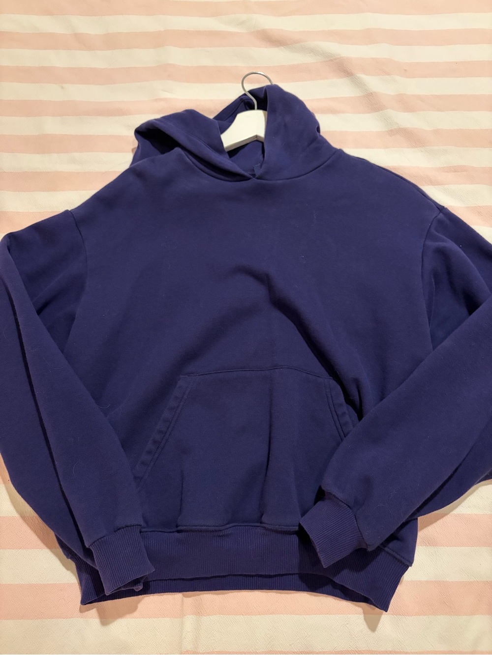 skims blue classic hoodie size M